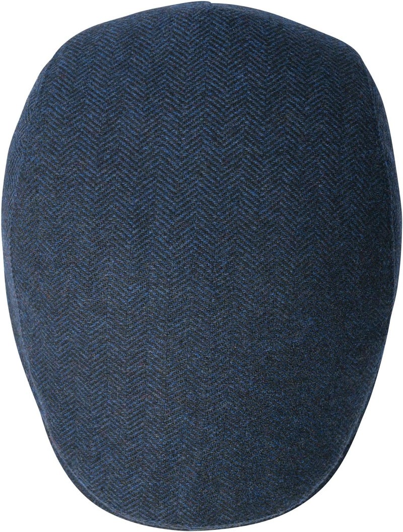 FEINION Men Wool Blend Flat Cap Tweed Newsboy Ivy Hat - Image 4